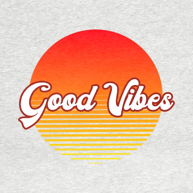 Retro Good Vibes Emblem by Nature Lover Apparel